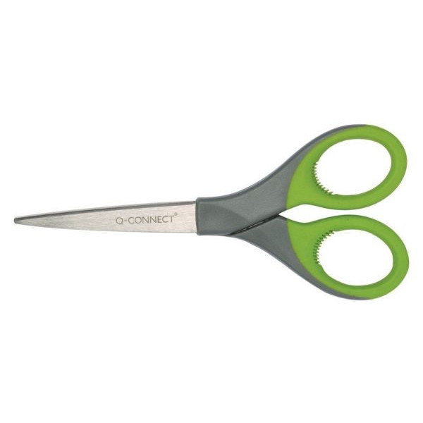 5705831039865 - Universalschere Stahl rostfrei 18cm grau grün 5705831039865 Q-connect