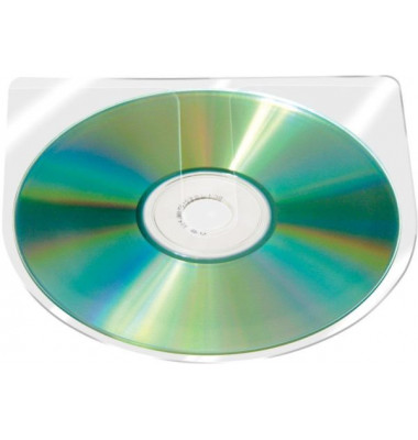 CD/DVD-Hüllen transparent s.klebend