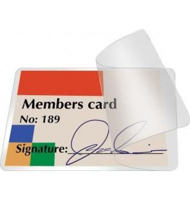 Kaltlaminierfolien KF27056, 54x86mm, 86x54mm, 100mic x2, glänzend, selbstklebend Kaltlaminierfolien KF27056, 54x86mm, 86x54mm, 100mic x2, glänzend, selbstklebend