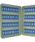 Schl&uuml;sselkasten Pearl 80 Haken grau 