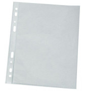 Prospekth&uuml;llen KF01630, A4 transluzent genarbt, oben offen, 0,05mm