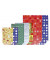 Geschenktasche 4504-0099, Weihnachten, Zugband, 4 Mptive sortiert, 12cm x 36cm