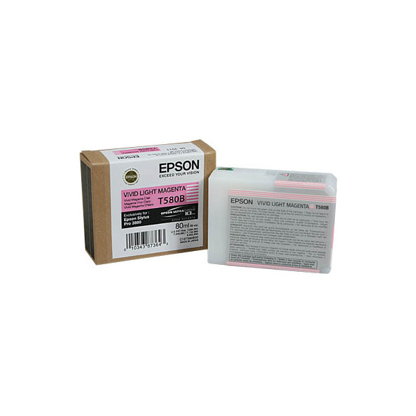 0010343873643 - Original T580B UltraChrome K3 Druckerpatrone magenta hell 80ml (C13T580B00)