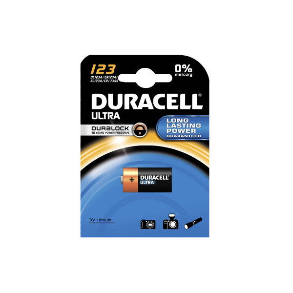 5000394123106 - Batterie Blister Duracell Batterie DL 123 A Spezial Batterie Blister 5000394123106