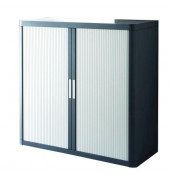 Aktenschrank E1CT0000300044, abschlie&szlig;bar, 2 OH, anthrazit/grau, 110x104x41,5cm (BxHxT)