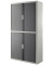 Aktenschrank easy Office E2CT0002300033, Kunststoff/Stahl abschließbar, 4 OH, 110 x 204 x 41,5 cm, grau/anthrazit