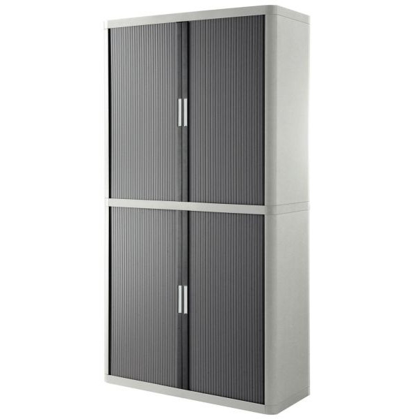 3660141928853 - Aktenschrank easy Office E2CT0002300033 Kunststoff Stahl abschließbar 4 OH 110 x 204 x 415 cm grau anthrazit 3660141928853 