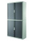 Aktenschrank easy Office E2CT0000300028, Kunststoff/Stahl abschließbar, 4 OH, 110 x 204 x 41,5 cm, anthrazit/grau