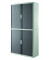 Rollladenschrank easyOffice E2CT0000300028, abschlie&szlig;bar, 4 OH, anthrazit/grau, 110x204x41,5cm (BxHxT)