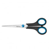 Büroschere Easy Grip, Edelstahl, rostfrei, 18cm, blau