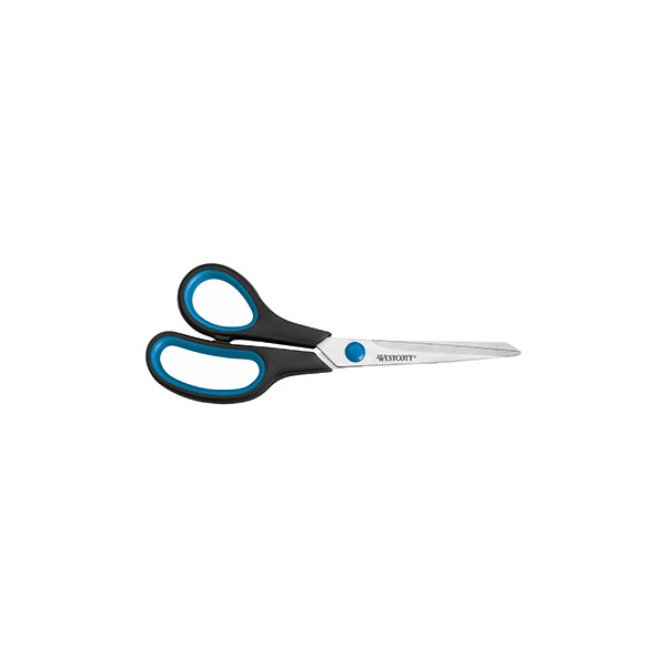 4027521302822 - Universalschere Easy Grip Edelstahl rostfrei 21cm Linkshänder schwarz-blau 4027521302822 Westcott