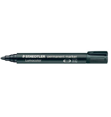 Permanentmarker Lumocolor, 352-9, Pack, schwarz, 2mm Rundspitze
