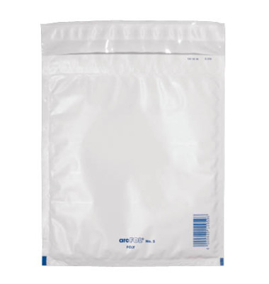 Luftpolstertaschen POLY No. 5, 2FVAF000305, innen 220x265mm, haftklebend, weiß