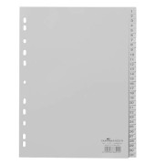 Kunststoffregister 6523 10, 1 bis 31, A4, 120µm, graue Taben, 31-teilig