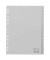Kunststoffregister 6523 10, 1 bis 31, A4, 120µm, graue Taben, 31-teilig