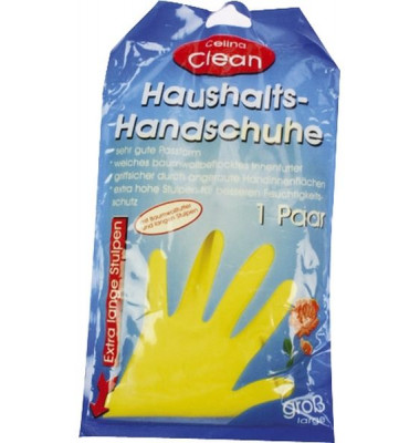 Haushalthandschuhe, farbig sortiert, Größe 9 / L