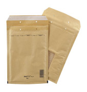 Luftpolstertaschen WIN No. 4, 2FVAF000504, innen 180x265mm, mit Fenster, haftklebend, braun