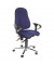 B&uuml;rostuhl Sitness 10, blau / silber, mit Armlehnen, bis 110kg, ohne Kopfst&uuml;tze
