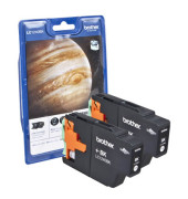 Druckerpatrone LC1240BKBP2DR (LC-1240BK), schwarz, ca. 2x 600 Seiten