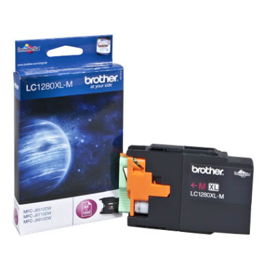 Druckerpatrone LC1280XLM (kompatibel zu LC-1280XL-M), magenta, ca. 1200 Seiten