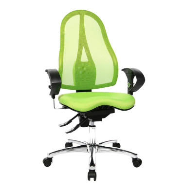 Bürodrehstuhl Sitness 15 mit Armlehnen apfelgrün
