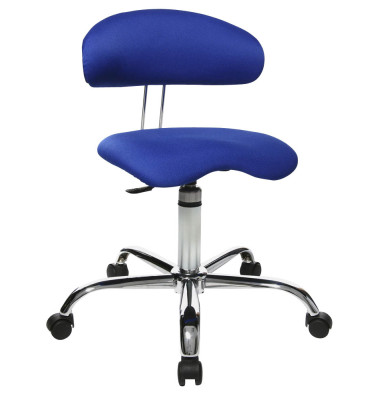 Hocker ST290W56 Sitness 40, blau, mit Rollen, höhenverstellbar, bis 110kg Hocker ST290W56 Sitness 40, blau, mit Rollen, höhenverstellbar, bis 110kg