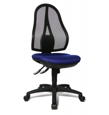 Bürodrehstuhl Open Point SY ohne Armlehnen blau