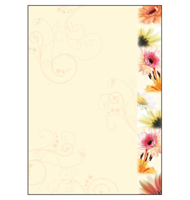 Motivpapier DP788 A4 90g Flowerstyle