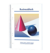 Collegeblock Businessblock 100110259469585, A5 kariert, 80g, 6-fach-Lochung