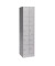 Schließfachschrank 80700-20, Metall, 2 Abteile mit 10 Fächern, abschließbar, 46x195cm (BxH), lichtgrau