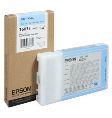 Druckerpatrone T6035 C13T603500 (T6035), cyan hell