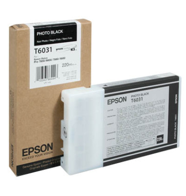 Druckerpatrone T6031 C13T603100 (T6031), fotoschwarz