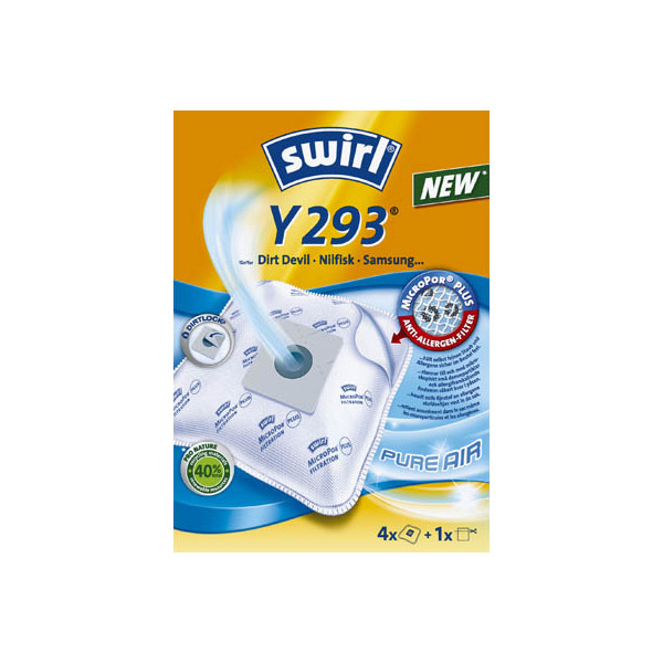 4006508197682 - Staubsaugerbeutel Y293   Y 293 MicroPor Plus AirSpace für Medion Staubsauger Micromaxx MM 2668