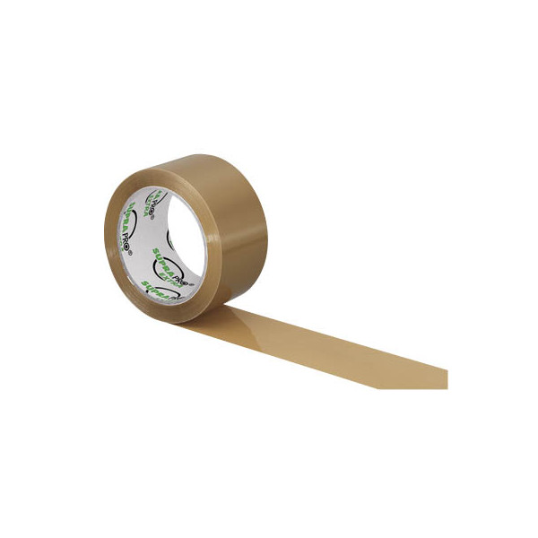 4255704300376 - Packband SUPRAPRO EXTRA 100177 50mm x 66m PP leise abrollbar braun 4255704300376 66 Meter