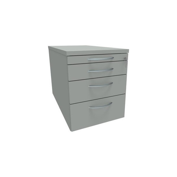 4045348135836 -  Rollcontainer All in One 1028110200 VC27061 Holz lichtgrau 3 norma