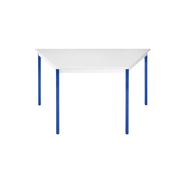 3700245510421 - Schreibtisch 126TGBL 65-130cm (H) 60 120x60cm (BxT) Trapezform grau blau 3700245510421 SODEMATUB 3700245510421 - Schreibtisch 126TGBL 65-130cm (H) 60 120x60cm (BxT) Trapezform grau blau 3700245510421 SODEMATUB