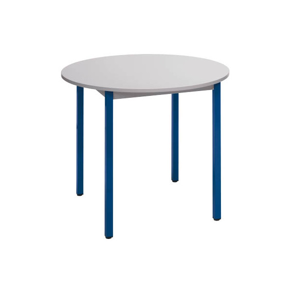 3700245510384 - Schreibtisch 80ROGBL 65-130cm (H) 80x80cm (BxT) rund grau blau 3700245510384 SODEMATUB 3700245510384 - Schreibtisch 80ROGBL 65-130cm (H) 80x80cm (BxT) rund grau blau 3700245510384 SODEMATUB