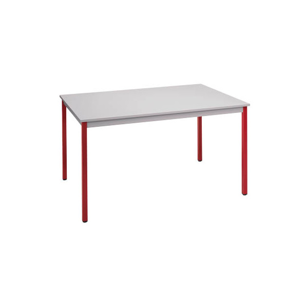 3700245510353 - Schreibtisch 126RGR 65-130cm (H) 120x60cm (BxT) rechteckig grau rot 3700245510353 SODEMATUB 3700245510353 - Schreibtisch 126RGR 65-130cm (H) 120x60cm (BxT) rechteckig grau rot 3700245510353 SODEMATUB