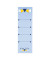selbstklebende Rückenschilder blue file 10390961 hellblau breit/kurz 60x190mm selbstklebend permanent 