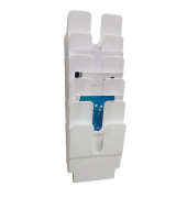 Prospektwandhalter Flexiplus weiß für DIN A4 hoch