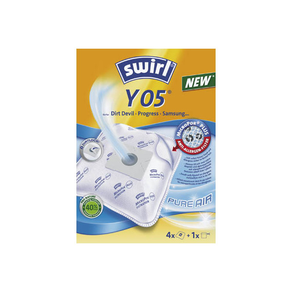 4006508191871 - Staubsaugerbeutel Y 05 MicroPor Plus AirSpace + 1 Filter 4006508191871 1187807002 4 Stück