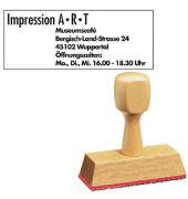Holzstempel bis zu 7 Zeilen