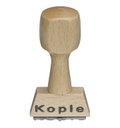 Textstempel L271 mit Text "Kopie" Holz braun