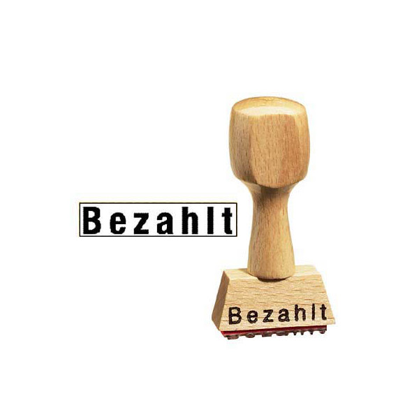 4044589132307 - Textstempel L214 mit Text Bezahlt Holz braun 4044589132307 Head 4044589132307 - Textstempel L214 mit Text Bezahlt Holz braun 4044589132307 Head