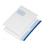 Versandtaschen Cygnus Excellence 30007248, lange Seite offen, C4, mit Fenster, haftklebend, 120g, hochweiß