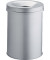 Papierkorb Safe 330510, mit Flammlöschkopf, 15 Liter, rund, grau