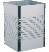 Papierkorb 332123, 18 Liter, viereckig, silber