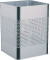 Papierkorb 332123, 18 Liter, viereckig, silber