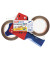 Packbandabroller Tesapack 57108-00000-01, mit Bremse, mit 2x Packband 50mm x 66m