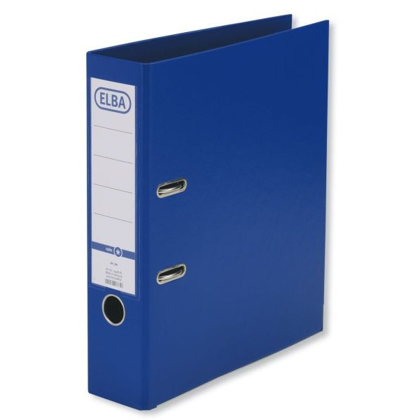 10 Stück Elba Ordner Smart 10468 100202161, A4 80mm breit PP vollfarbig blau 4002030138858 Elba